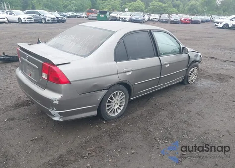 2005 Honda Civic Ex z USA, uszkodzony, nr VIN 2HGES26715H610770